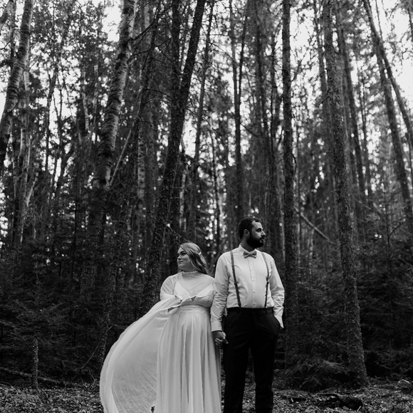 Chiffon Mesh Ivory Wedding Veil Cape with train - Picture 11 of 16